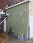 901470 Afbeelding van de muurschildering van Nijade Woonwinkel, op de zijgevel van het pand Oosterkade 27 te Utrecht.